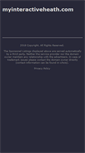 Mobile Screenshot of myinteractiveheath.com