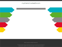 Tablet Screenshot of myinteractiveheath.com